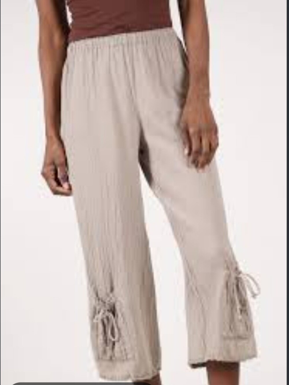 Oh My Gauze! Sammy Cotton Gauze Pants! Cream